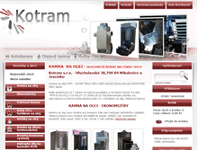 Tablet Screenshot of kotram.cz